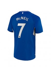 Everton Dwight McNeil #7 Voetbaltruitje Thuis tenue 2022-23 Korte Mouw